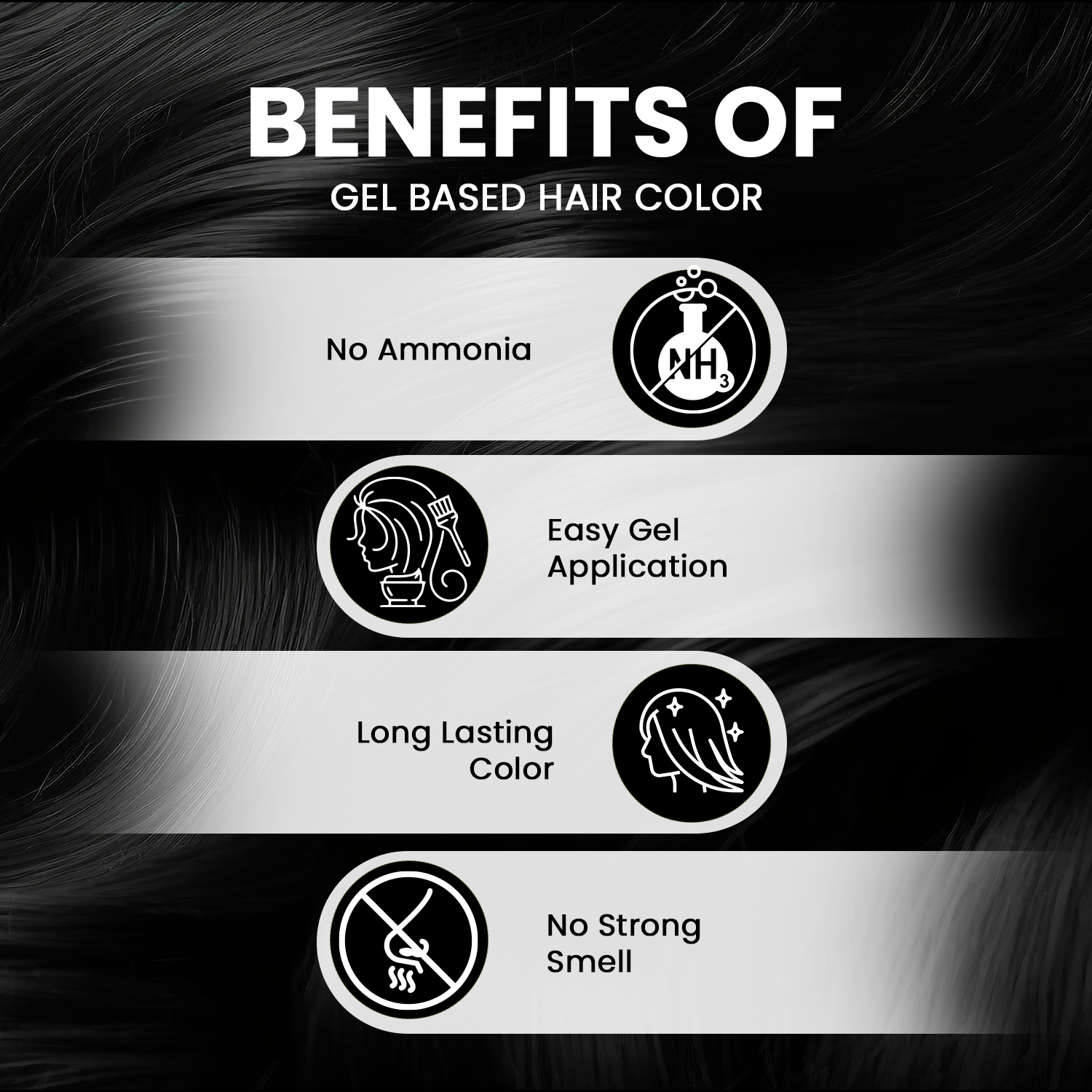 Kaveri Fruit Vinegar Gel Hair Color for Grey Coverage – Ammonia Free | 450ml x 2 - Image 9