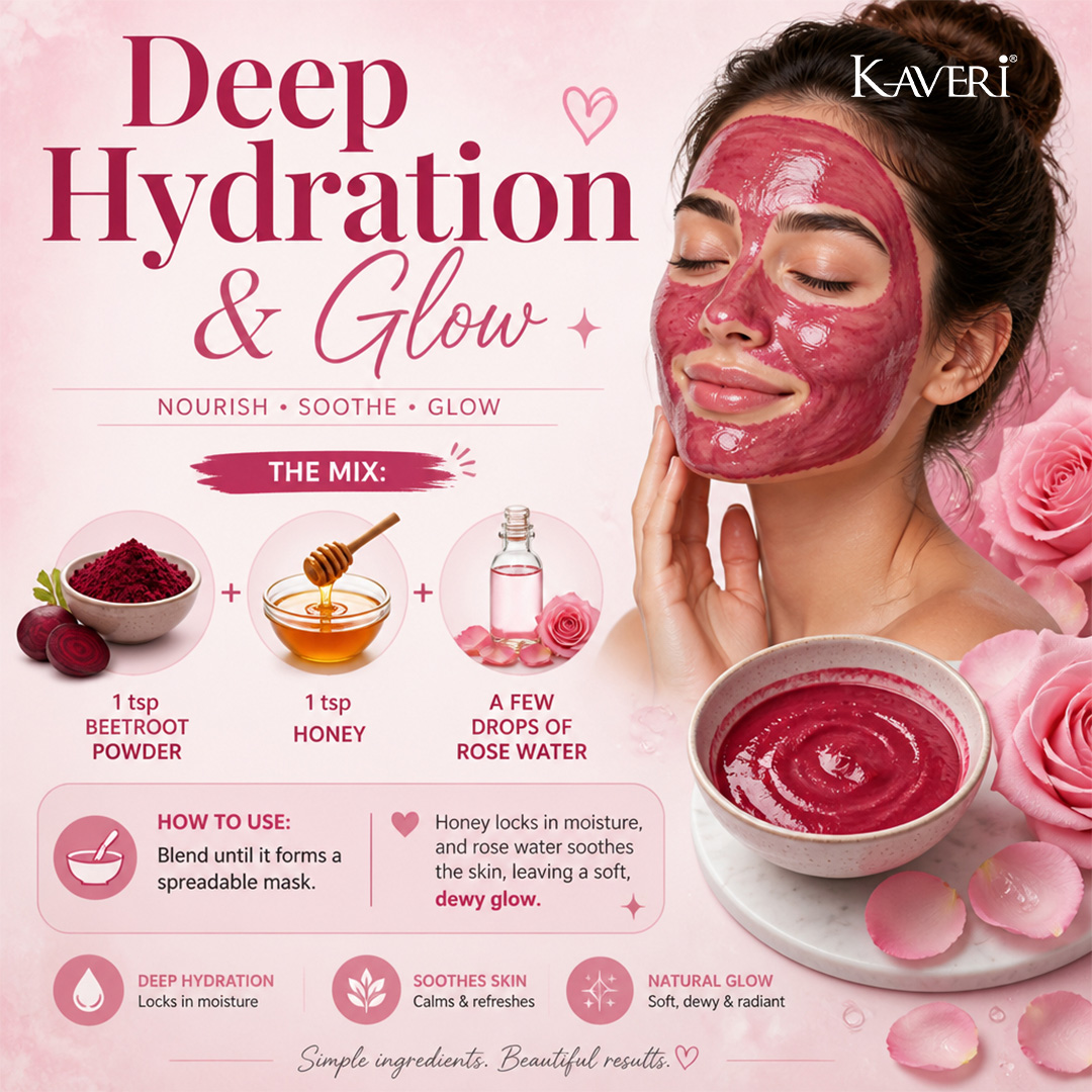 Kaveri Herbal Beetroot Powder | Natural Face & Hair Pack | Helps in Brightening, Pigmentation Care & Scalp Nourishment | 200gm - Image 10