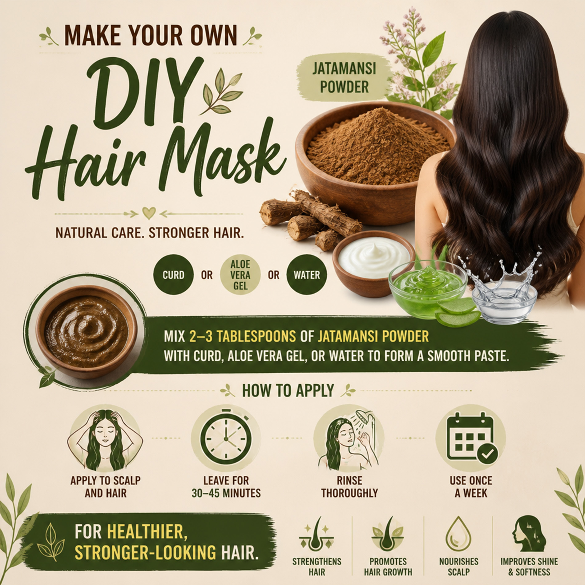 Kaveri Jatamansi Powder for Hair & Skin Care – Natural Herbal Jatamansi Root Powder | Hair Growth & Scalp Care | DIY Face Pack | Chemicals & Preservatives free 200gm - Image 8