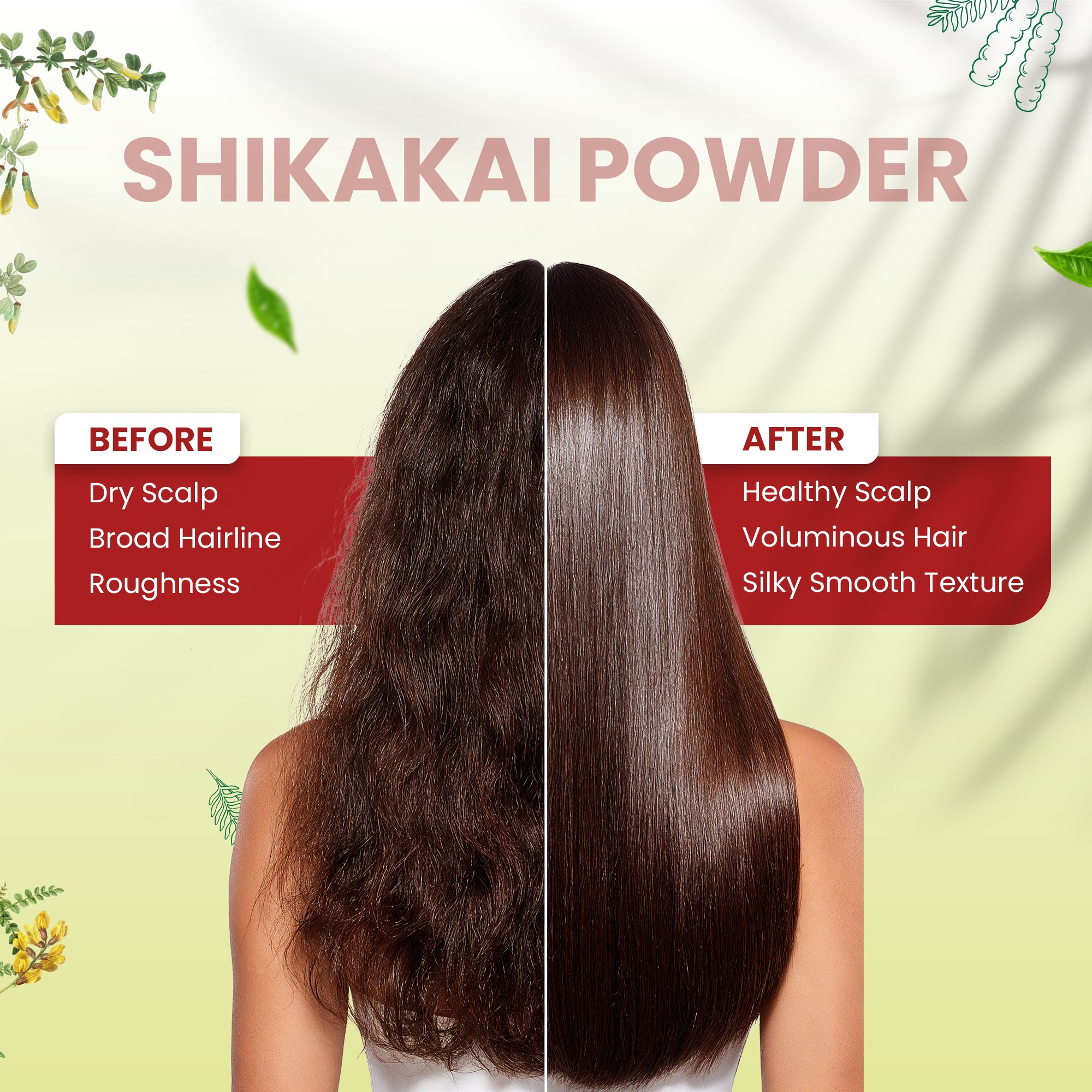 Kaveri Shikakai Powder for Hair Care | Natural Herbal Hair Cleanser | Ayurvedic Hair Mask & Scalp Care Powder | Chemicals & Preservatives Free 200gm - Image 7