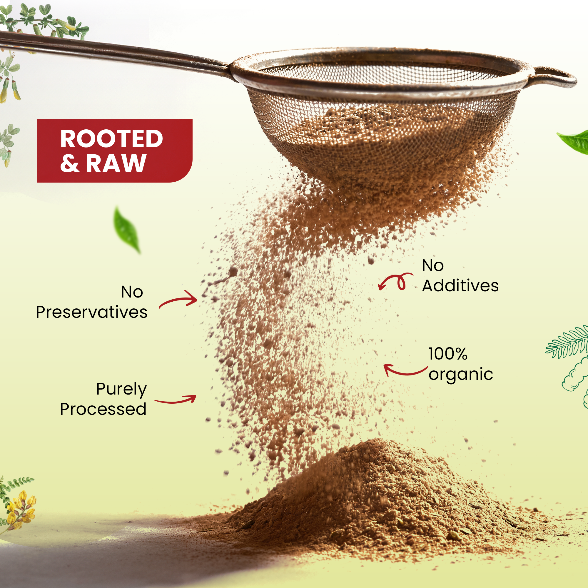 Kaveri Shikakai Powder for Hair Care | Natural Herbal Hair Cleanser | Ayurvedic Hair Mask & Scalp Care Powder | Chemicals & Preservatives Free 200gm - Image 8